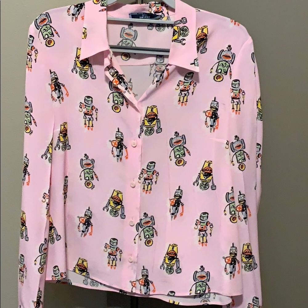 Prada Robot silk shirt
